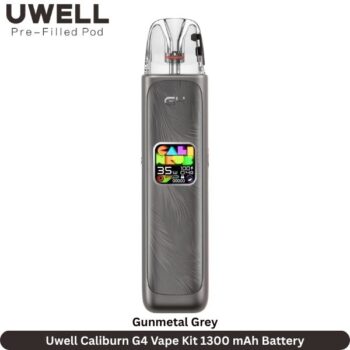 Uwell Caliburn G4 Vape Kit Gunmetal Grey