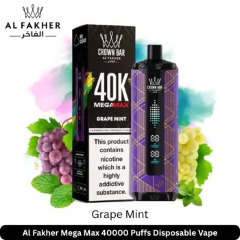 Al Fakher Mega Max 40000 Puffs Grape Mint