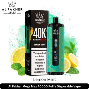 Al Fakher Mega Max 40000 Puffs Lemon Mint
