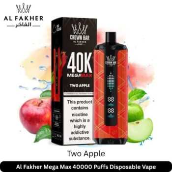 Al Fakher Mega Max 40000 Puffs Two Apple