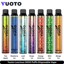 Yuoto Luscious 3000 Puffs Disposable Vape