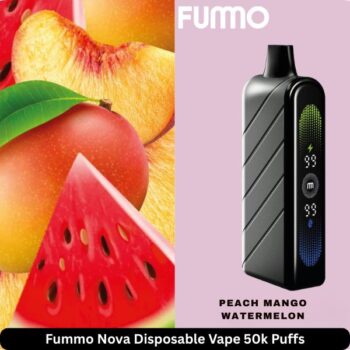 Fummo Disposable Vape 50k Puffs Peach Mango Watermelon