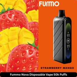 Fummo Nova Disposable Vape 50k Puffs 4 Fummo Disposable Vape 50k Puffs Strawberry Mango