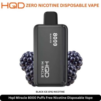 Hqd Miracle 8000 Puffs Vape Black Ice