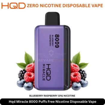 Hqd Miracle 8000 Puffs Vape Blueberry Raspberry