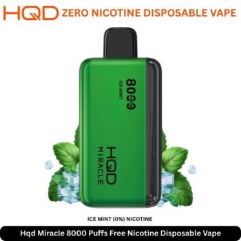 Hqd Miracle 8000 Puffs Vape Ice Mint