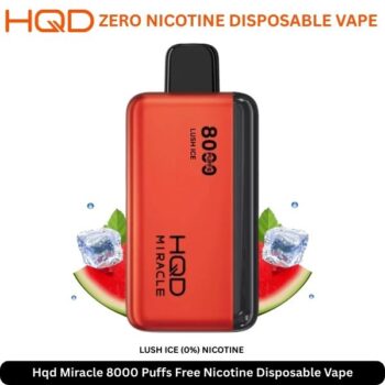 Hqd Miracle 8000 Puffs Vape Lush ice