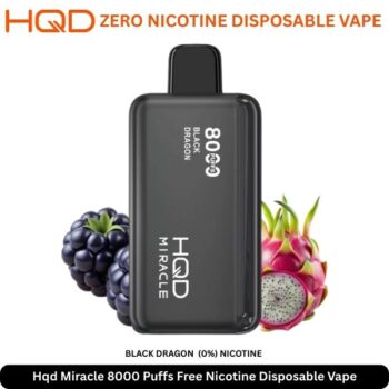 Hqd Miracle 8000 Puffs Vape _Black Dragon