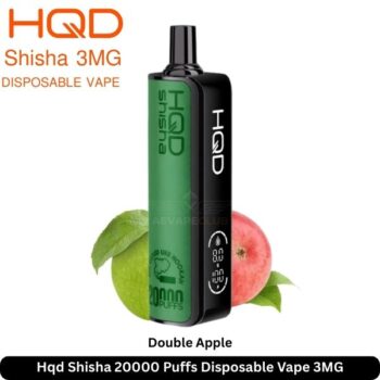 Hqd Shisha 20000 Puffs Disposable Vape Double Apple