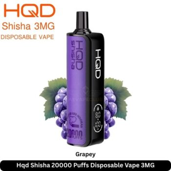 Hqd Shisha 20000 Puffs Disposable Vape Grapey