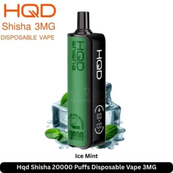 Hqd Shisha 20000 Puffs Disposable Vape Ice Mint