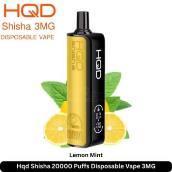 Hqd Shisha 20000 Puffs Disposable Vape Lemon Mint