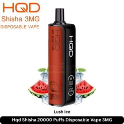 Hqd Shisha 20000 Puffs Disposable Vape Lush Ice