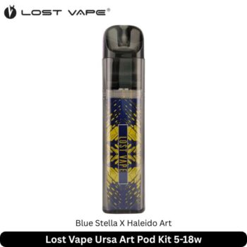 Lost Vape Ursa Art Pod Kit Blue Stella X Haleido Art