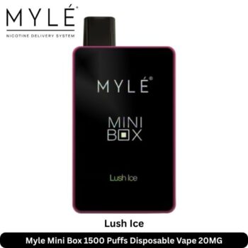 Myle Mini Box 1500 Puffs Lush Ice Disposable Vape 20mg