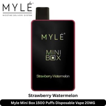 Myle Mini Box 1500 Puffs Strawberry Watermelon Disposable Vape 20mg