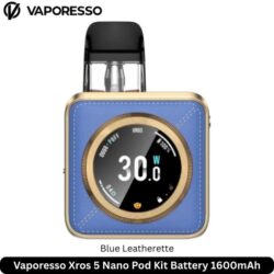 Vaporesso Xros 5 Nano Pod Kit Blue Leatherette