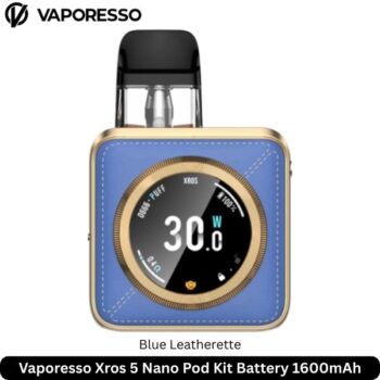 Vaporesso Xros 5 Nano Pod Kit Blue Leatherette