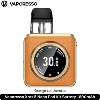 Vaporesso Xros 5 Nano Pod Kit Orange Leatherette