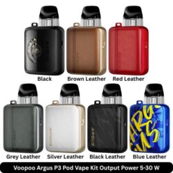 Voopoo Argus P3 Pod Vape Kit Output Power 5-30 W