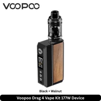 Voopoo Drag 4 Vape Kit Black + Walnut