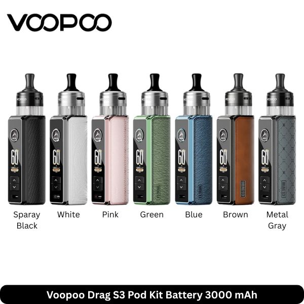 Voopoo Drag S3 Pod Kit Battery 3000 mAh Voopoo Drag S3 Pod Kit