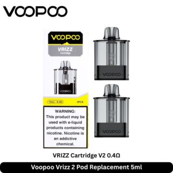 Voopoo Vrizz 2 Pod Replacement 5ml V2 0.4Ω