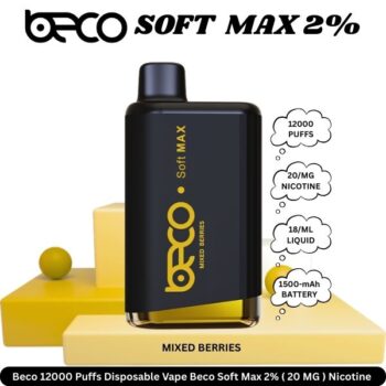 Beco 12000 Puffs Disposable Vape Beco Soft Max Mixed Berries