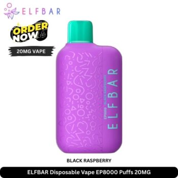 ELFBAR Disposable Vape Black Raspberry EP8000 Puffs