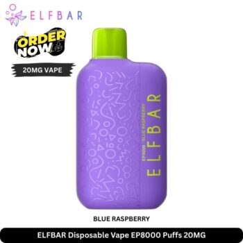 ELFBAR Disposable Vape Blue Raspberry EP8000 Puffs