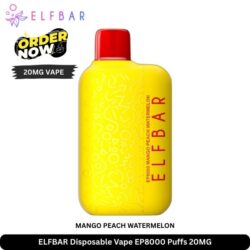 ELFBAR Disposable Vape Mango Peach Watermelon EP8000 Puffs