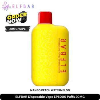 ELFBAR Disposable Vape Mango Peach Watermelon EP8000 Puffs
