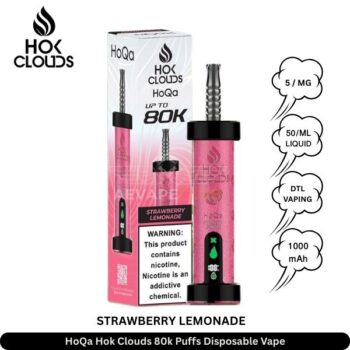 HoQa Hok Clouds 80k Puffs Disposable Vape Strawberry Lemonade