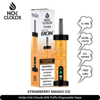 HoQa Hok Clouds 80k Puffs Disposable Vape Strawberry Mango Ice