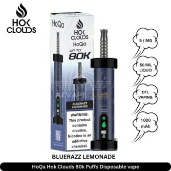 HoQa Hok Clouds 80k Puffs Disposable vape Bluerazz Lemonade