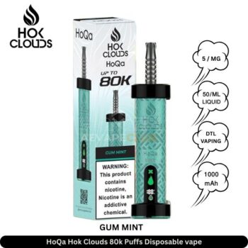HoQa Hok Clouds 80k Puffs Disposable vape Gum Mint
