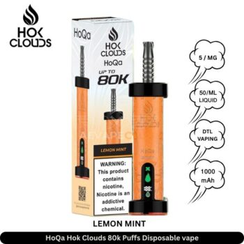 HoQa Hok Clouds 80k Puffs Disposable vape Lemon Mint