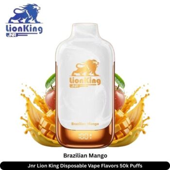 Jnr Lion King Disposable Vape Flavors 50k Puffs Brazilian Mango