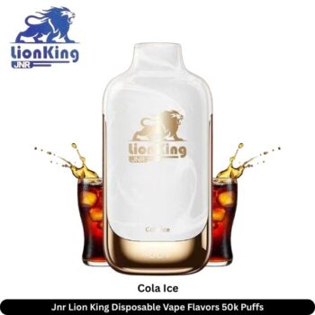 Jnr Lion King Disposable Vape Flavors 50k Puffs Cola Ice