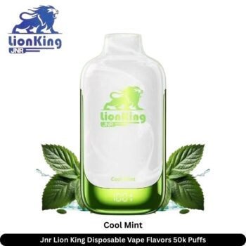 Jnr Lion King Disposable Vape Flavors 50k Puffs Cool Mint