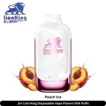 Jnr Lion King Disposable Vape Flavors 50k Puffs Peach Ice