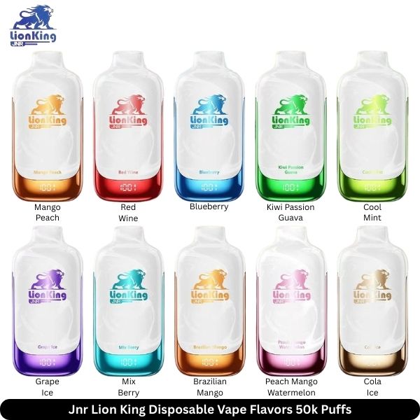 Jnr Lion King Disposable Vape Flavors 50k Puffs