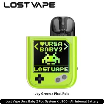 Lost Vape Ursa Baby 2 Pod System Kit Joy Green x Pixel Role