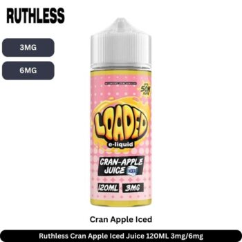 Ruthless Cran Apple Iced Juice 120ML 3mg 6mg