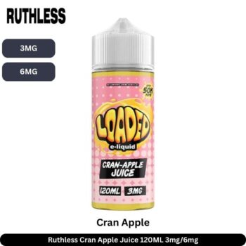 Ruthless Cran Apple Juice 120ML 3mg 6mg