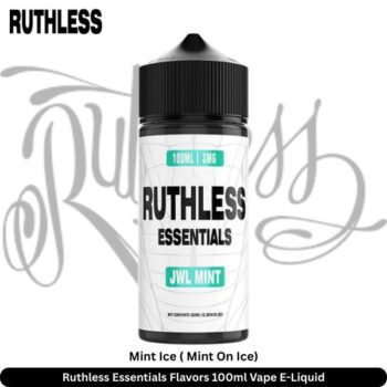 Ruthless Essentials Flavors 100ml Vape E-Liquid Mint Ice