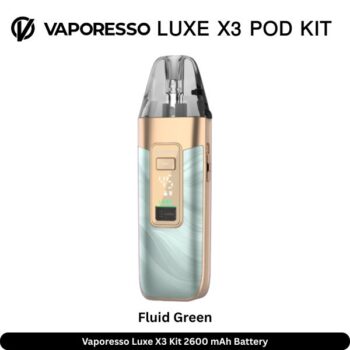 Vaporesso Luxe X3 Kit Fluid Green 2600 mAh Battery