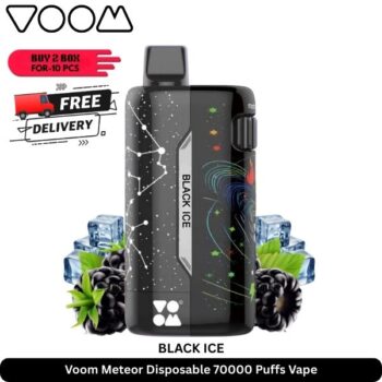 Voom Meteor Disposable 70000 Puffs Vape Black Ice