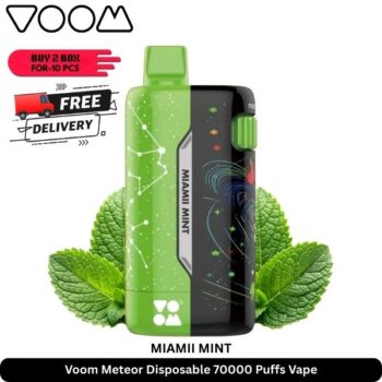 Voom Meteor Disposable 70000 Puffs Vape Miamii Mint