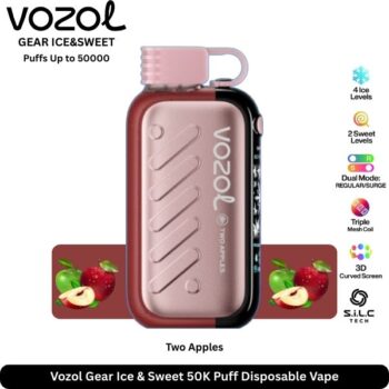 Vozol Gear Ice & Sweet 50K Puff Two Apples Disposable Vape